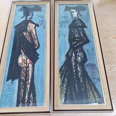 Bernard Buffet Retro Print x 2; Toreador and Matador