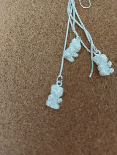 925 silver bear earrings