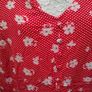 Red Ditsy floral print dress uk18 Image 4