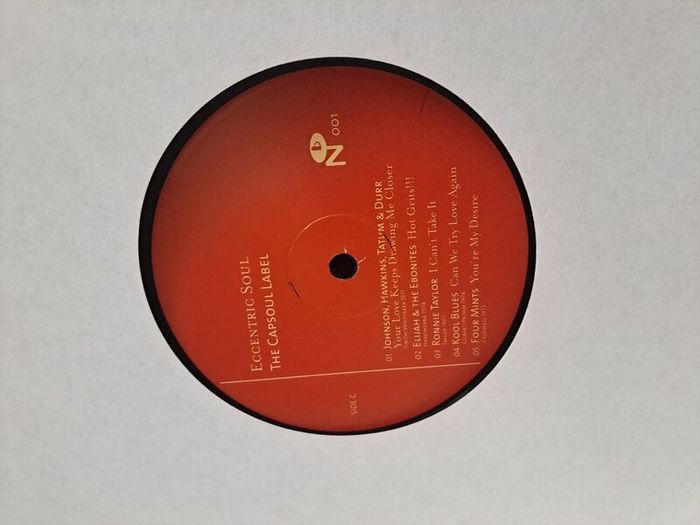 Eccentric Soul ,  the Capsoul label Double lp , Soul Reissue on numero label