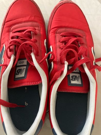 new balance red trainers