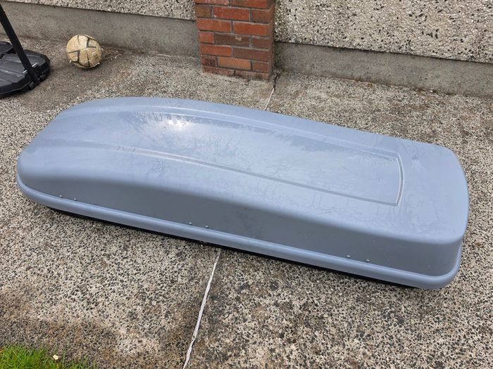 Halfords Roof Box Large Lockable Includes Fixings
