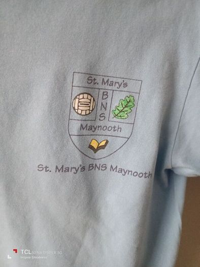 Maynooth boy's school t-shirt. Age 10