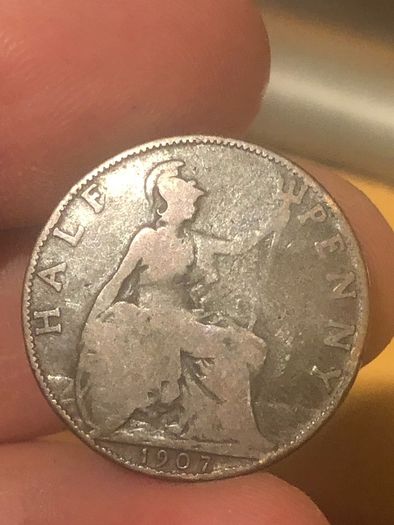 1907 Halfpenny Edward VII