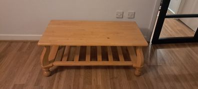 Wooden coffee table