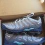 Nike Air VaporMax Plus Blizzard Men's Shoes Coastal Light Blue-White uk 10 Image 2