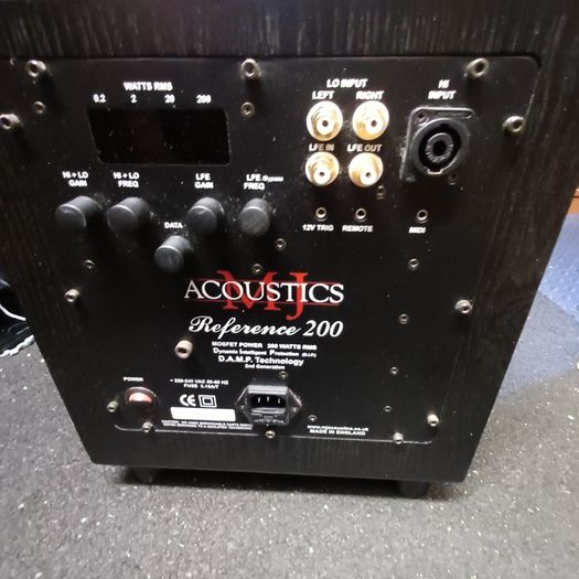One of the very best subwoofers ever made MJ Acoustics Reference 200