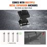 Single Post Handrail for Outdoor 1-3 Step 102.9 cm Stair Handrail Floor Mount Image 6