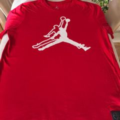 Michael Jordan red T Large