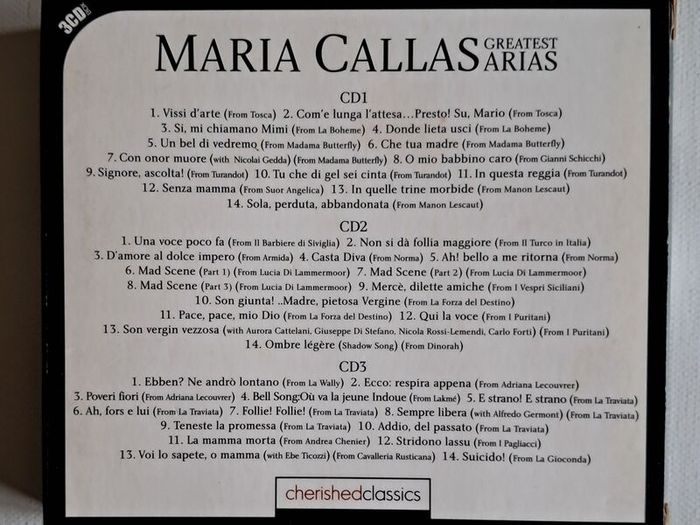 Maria Callas - Greatest Arias 3 CD