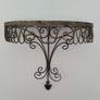 Antique french wrought iron wall shelf Image 2
