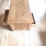 Large Rustic Oak Coffee table -4 Double Sided Drawers (Dovetail Joints) Image 5