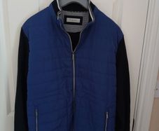 Bugatti Men's Hybrid Quilted Cardigan Jacket