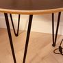 Black plywood side table Image 2