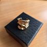 Gold Tone Ring Size P Image 2