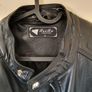 Black Faux Leather Biker Jacket Size L  Never Worn Image 2