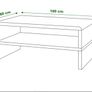 Modern Rectangular Coffee Table Modern Coffee Table Rectangular Coffee Table With Storage Image 3