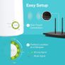 TP-Link TL-WA854RE N300Mbps WiFi Extender Booster, Internet Booster, Access Point,WiFi Repeater, WiFi Extender,App Control, WiFi Booster Range Extender, Smart Signal Indicator Image 6