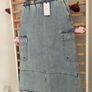 NWT sisters point premium brand combat inspired long denim skirt small 10/12 Image 8