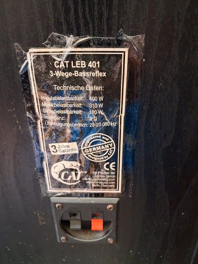 floor speakers..cat leb 401
