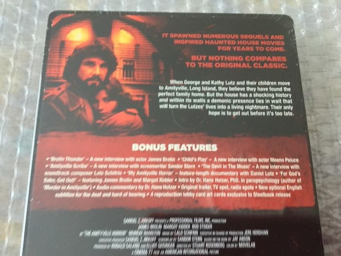 The Amityville Horror Limited Edition Blu Ray Steelbook