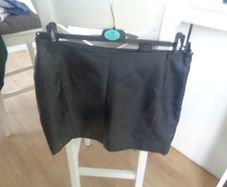 Calvin Klein Faux Leather Mini Skirt