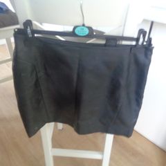 Calvin Klein Faux Leather Mini Skirt