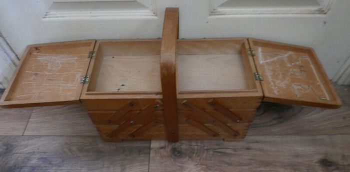 Vintage rustic wood box