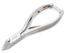 Podiatry Moon Shaped Toe Nail Clipper Nipper -Professional Chiropody Cutter Instrument With Black Case 14cm