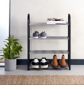 4-tier Shoe Rack - Ideal to maximise storage space - also great as a wadrobe insert for extra shelving :)