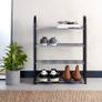 4-tier Shoe Rack - Ideal to maximise storage space - also great as a wadrobe insert for extra shelving :) Image 2