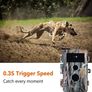 Wildlife Camera, 24MP 1296P Trail Cameras with 120 Degree Wide Angle Motion Sensor, IP66 Waterproof Animal Camera with Night Vision Motion Activated for Garden Wildlife Observation (FREE POSTAGE) Image 6