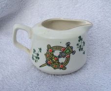 TARA BROOCH pattern (Carrigaline Pottery, Cork) - a vintage creamer jug (c.1970s)