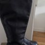 Camper Knee Length Black Leather Women Boots Image 3
