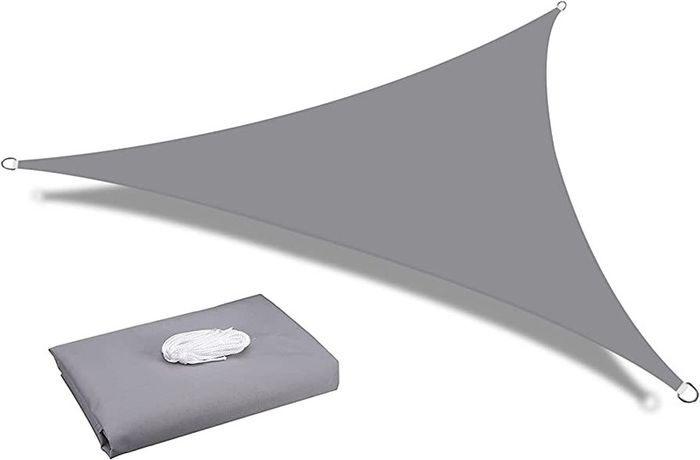 Sun Shade Sail Waterproof Outdoor Garden Patio Party Sunscreen Awning 2x2x2m Triangle Canopy 98% UV Block with Free Rope MULTIPLE COLOURS/SIZES AVAILABLE