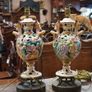 Pair of Mid-Century Italian Capodimonte Angel Table Lamps Image 2