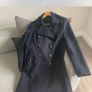 Navy Military French Connection Coat Image 3