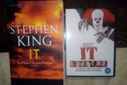 Stephen King's IT Book and DVD set classic horror Pennywise