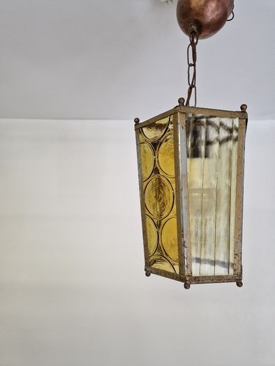 Antigue French Copper lantern ceiling light