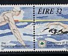 1993 Ireland Centenary of The Irish Amateur Swimming Associations Commemorative Stamps Mint Never Hinged (MNH)