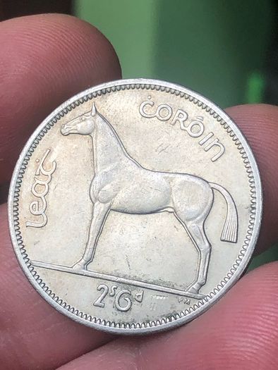 Irish 1967 Halfcrown Nice grade