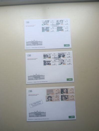 17 Irish Political First Day Covers