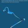 AKZ-G6 Bone Conduction Bluetooth V 5.3 Open Ear Waterproof TF Card LED Display Image 8