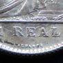 High grade Silver Real 1899 mint errors coin Guatemala Image 7
