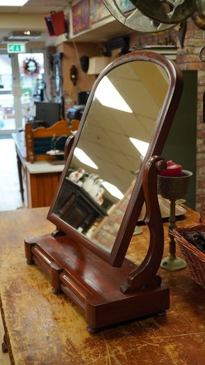 Victorian Mahogany Dressing Mirror