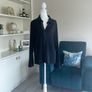 Ladies Black Top with Diamonte Details Size UK 14 / EU 42 Image 4