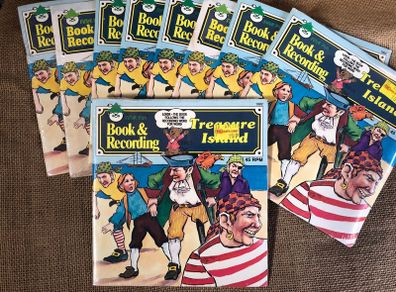8sealed Children's Storybooks  45rpm Records