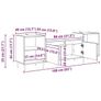 TV Cabinet Artisan Oak 160 x 35 x 55 cm Image 3
