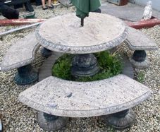Concrete Garden Table