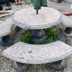 Concrete Garden Table